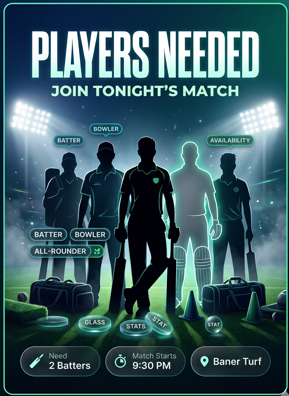 TurfMatch featured spotlight card
